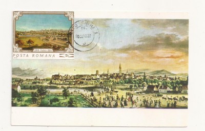 CA15 -Carte Postala- Sibiu, vedere generala , circulata 1980 foto