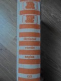 Dicționar Rom&acirc;n-Englez Leon Levitchi, 30.000 Cuvinte, Ed. Științifică 1972, Coperta Cartonată