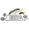 Kit lant distributie Seat Ibiza III (6L1); Skoda Fabia I (6Y2), Fabia II (542); VW Fox, Polo (9N, 9A), Polo IV (9N, 9A) Motor 1.2, OE 03D109209E