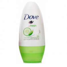 Deodorant Roll-On Dove Cucumber&Green Tea, 50 ml, Castravete/ Ceai Verde, Protectie 48 h, Deodorant Roll On Femei Deodorant Roll On DOVE, Antiperspira