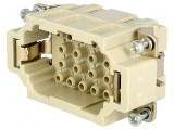 Conector HDC tată Han EE 18 PIN 10B crimpat