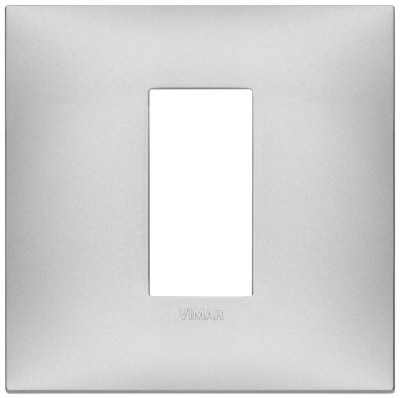 Rama Ornament rectangulara 1M Vimar Neve argintiu mat 09661.21 foto
