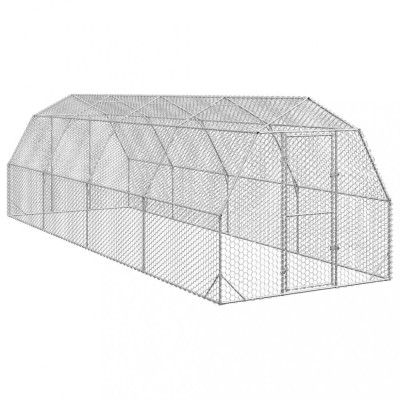 Pui de găină 2,5x8x2,25 m Oțel galvanizat foto