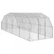 vidaXL Pui de găină 2,5x8x2,25 m Oțel galvanizat 3328518