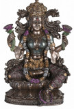 Statueta Lakshimi din ceramica cu bronz WU7817A4, Religie