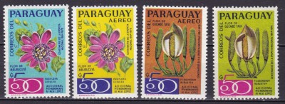 Paraguay 1970 flori MNH foto