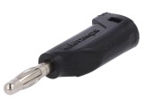 Conector banană 4mm 32A 33VAC 70VDC negru nichelat