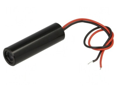 Modul Laser Roșu 1mW 650nm 2,7-3,3VDC 10-30mA foto