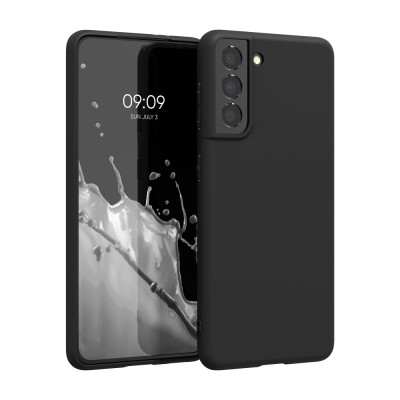 Husa pentru Samsung Galaxy S21, Silicon, Negru, 54055.47 foto