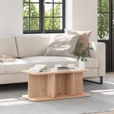 Masă de cafea Natural 80 x 39.5 x 33.5 cm Lemn de brad solid