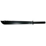 Cumpara ieftin Sabie Vanatoare IdeallStore&reg; Ninja Blade, Otel Inoxidabil 82cm, Negru, Durabila, Drumetie, Cutit