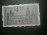 HOPCT TIMBRE MNH 912 CATEDRALA MAINZ 1975 - 1 VAL GERMANIA