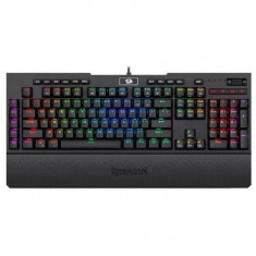 Tastatura gaming mecanica Redragon Brahma neagra iluminare RGB foto