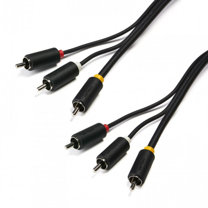 Serioux 3x rca m - 3x rca m cable 3.0m