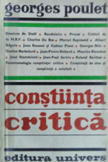 Constiinta critica ? Georges Poulet foto