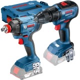 Bosch GSR 18V-50 + GDX 180-LI + L-BOXX 136 - Masina de gaurit si insurubat 50 Nm motor fara perii + Masina de insurubat cu impact 180 Nm M6-M14 + Vali