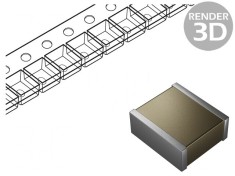 Condensator ceramic SMD 100nF 1,5kV X7R 2225