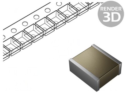 Condensator Ceramic SMD 220nF 630V X7R 10% foto