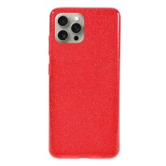 Husa Apple iPhone 11 Pro Sclipici Rosu Silicon
