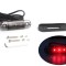 Lampa gabarit laterala LED rosu fumuriu rezistent la apa IP67, 12V 24V Cablu 30 cm - E9 10R-06, ECE R10, ECE R148