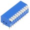 Comutator DIP-SWITCH 10 Secțiuni ON-OFF 12VDC
