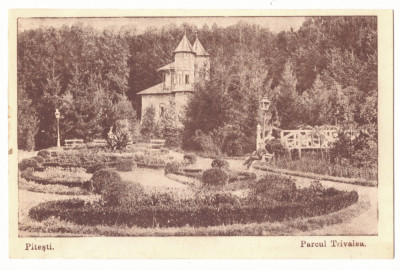 1921 - PITESTI, Trivale Park, Romania - old postcard - unused foto
