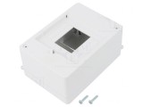 Carcasă pentru aparatură modulară IP20 albă 4 module 400V