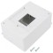 Carcasă pentru aparatură modulară IP20 albă 4 module 400V