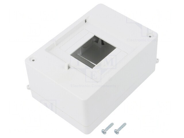 Carcasă pentru aparatură modulară IP20 albă 4 module 400V