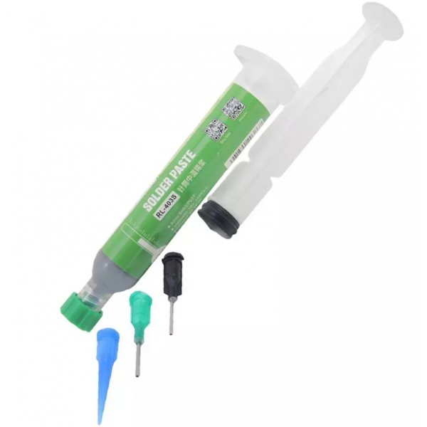 Pasta Fludor Relife RL-403S, Tip Seringa, Punct Topire 183 Grade