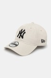 New Era șapcă culoarea bej, cu imprimeu, 60471472