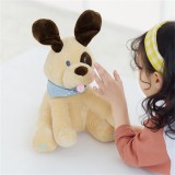 Catelus de Plus Interactiv Cucu-Bau Peek a Boo - Canta, Vorbeste, Danseaza, Jucarie Moale Copii, Cadou Perfect 6+ Luni