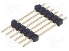 Conector 6 pini, seria {{Serie conector}}, pas pini 2.54mm, FISCHER ELEKTRONIK - SL 5 172 6G
