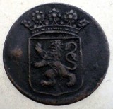 B.641 INDIILE OLANDEZE NETHERLANDS EAST INDIES HOLLAND VOC 1 DUIT 1746
