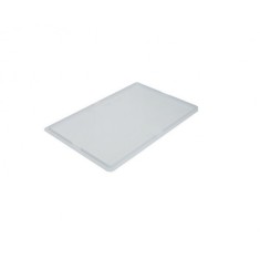 Capac PP tava aluat pizza, culoare alba