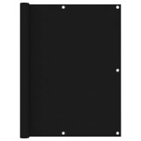 Cumpara ieftin Paravan de balcon, negru, 120x400 cm, tesatura oxford