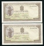 q665 PERECHE CONSECUTIVA 500 LEI 02 APRILIE 1941 filigran vertical BNR APROAPE NECIRCULATA aUNC