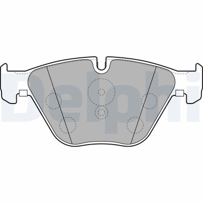DELPHI LP2245 set placute frana,frana disc foto