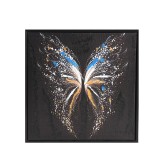Tablou abstract cu aripi de fluture colorate