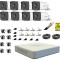 Sistem supraveghere complet Hikvision 8 camere analog 2MP IR 80m, DVR 8 canale 1080pLite audio, accesorii SafetyGuard Surveillance