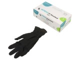 Mănuşi Nitril Negre PLAST S 100 buc - Protecţie Profesională 12-13-510