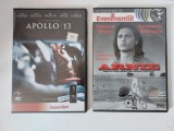 Lot 2 filme DVD: Apolo 13 + Arnie (Tom Hanks, Jonny Depp, Leonardo DiCaprio)