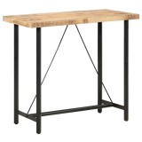 Cumpara ieftin Masa de bar, 120 x 58 x 107 cm, lemn de mango nefinisat