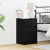 VidaXL Dulap de noapte cu Stejar negru 38 x 34 x 61 cm Lemn compozit