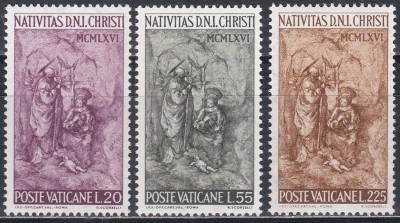 Vatican 1966 - Crăciun, MNH foto