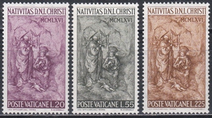 Vatican 1966 - Crăciun, MNH