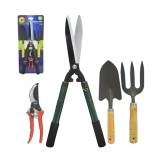 Cumpara ieftin Set 4 unelte pentru gradinarit cu maner din lemn