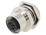 Soclu M12 5 Pin Mamă DeviceNet CANopen THT IPX7 125V