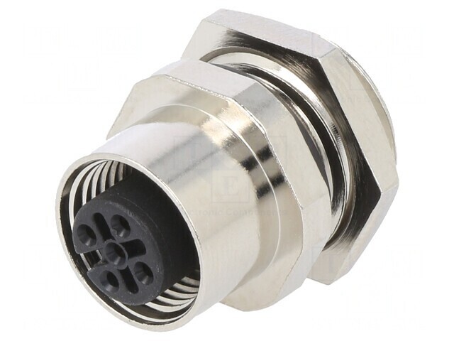 Soclu M12 5 Pin Mamă DeviceNet CANopen THT IPX7 125V