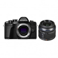 Aparat foto Mirrorless Olympus E-M10 Mark III 16.1 Mpx Black Kit EZ-M1442 IIR Black foto